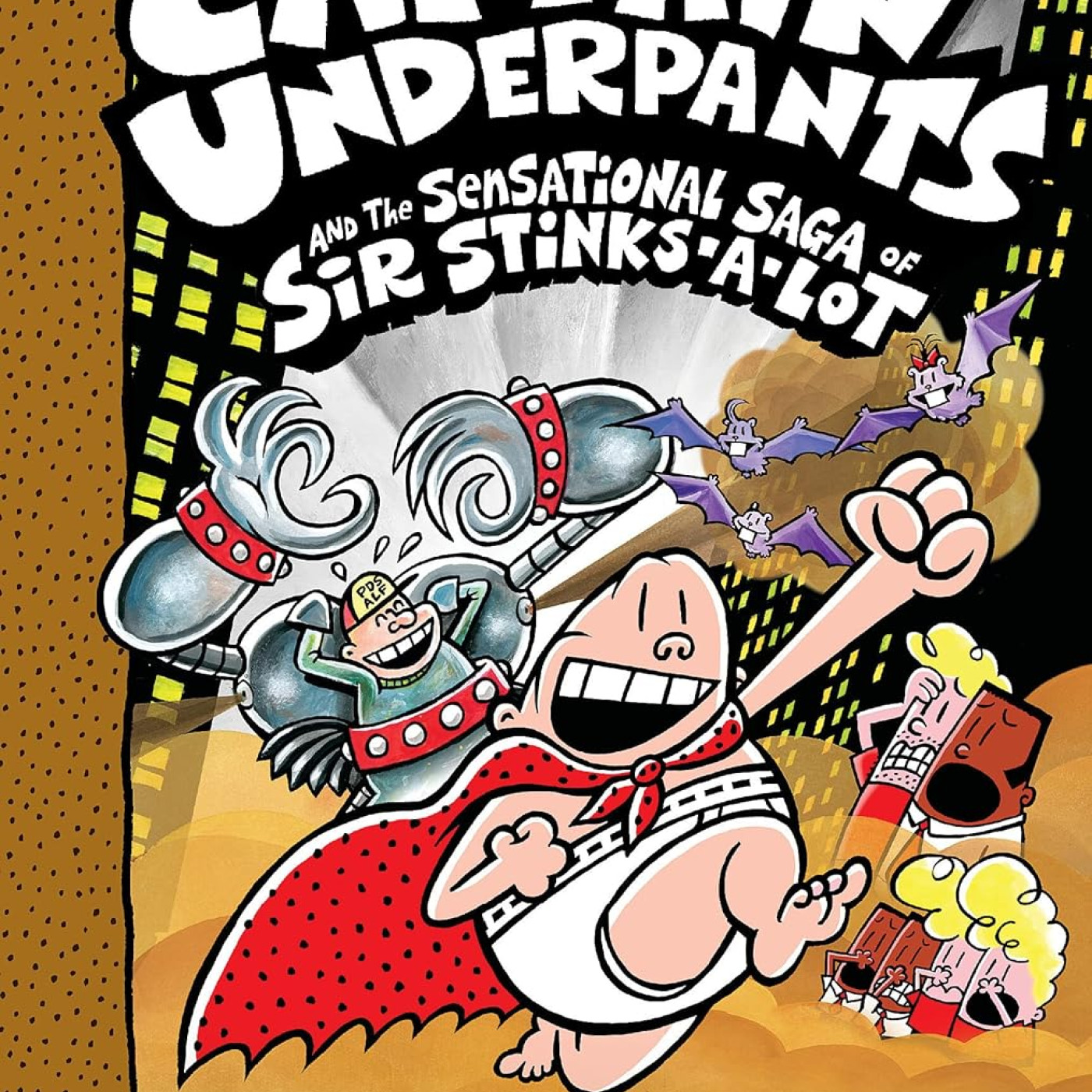 Captain Underpants Color Edition: Captain Underpants and the Sensational Saga of Sir Stinks-A-Lot #12 - 9781338347258 - 9781338347258