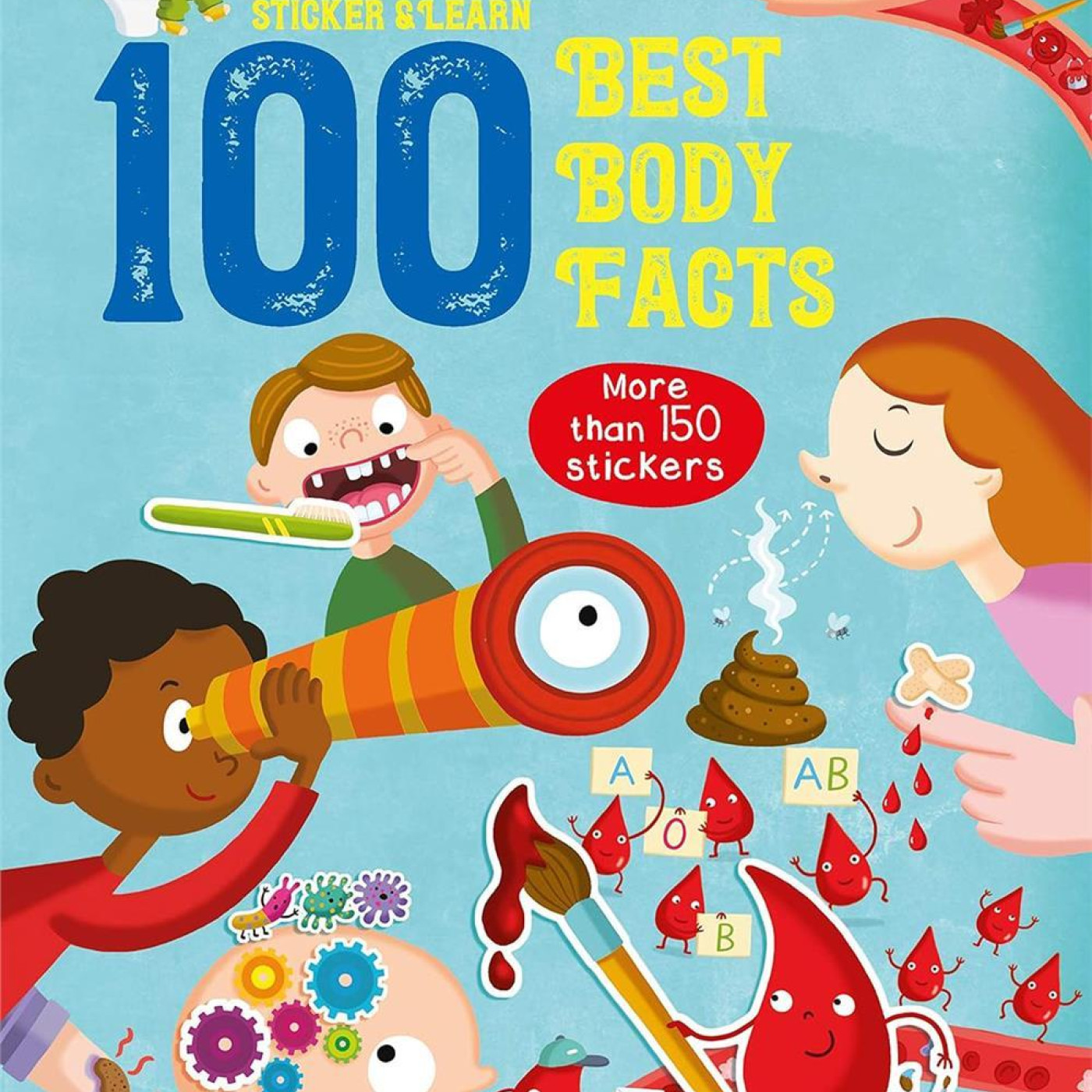 100 Facts Sticker and Learn: Best Body Facts - 9789463783064 - 9789463783064