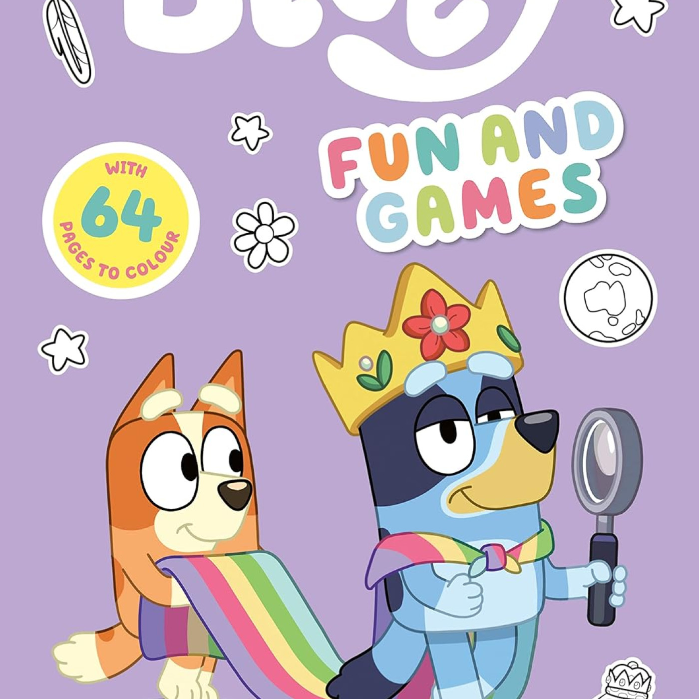 Bluey: Fun and Games: A Colouring Book - KTP00167 - 9780241536551