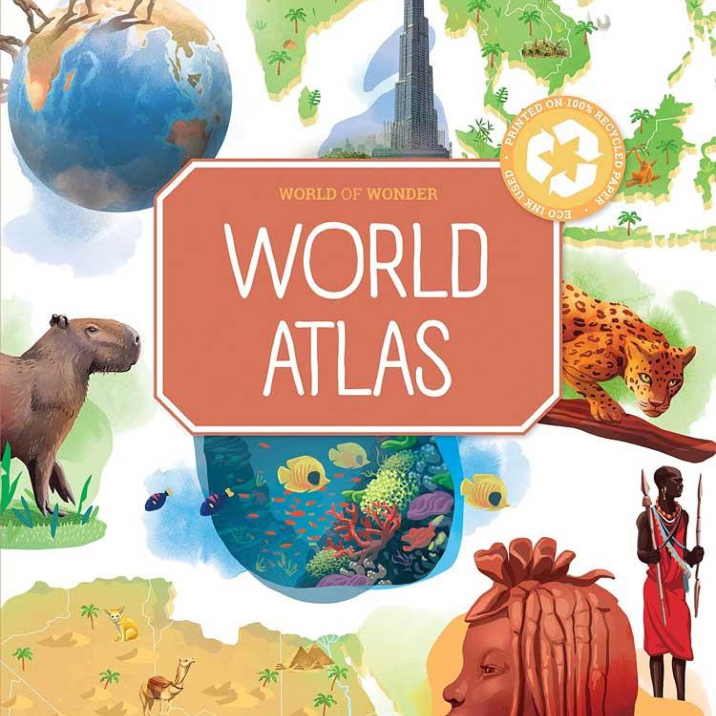 World of Wonder: World Atlas - KTP00101 - 9789464224092