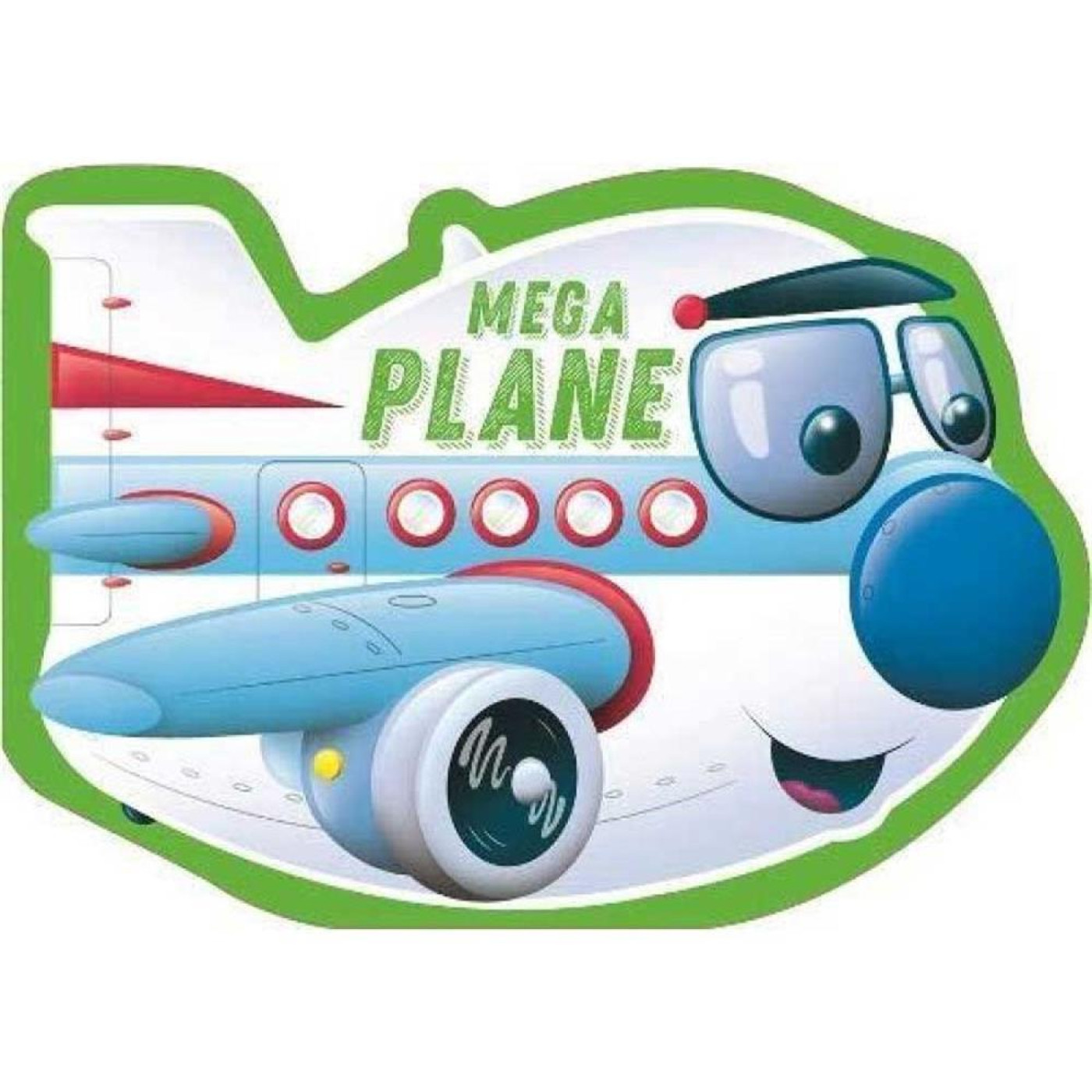 Die-Cut Shaped Vehicles: Mega Plane - 9781839035456 - 9781839035456