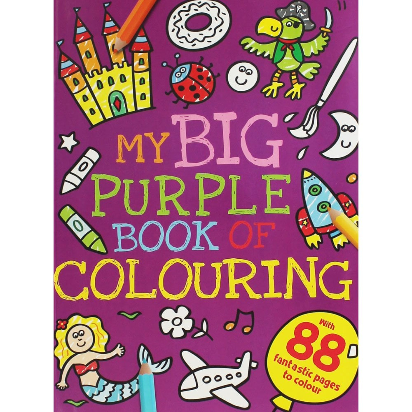 My Big Purple Book of Colouring - 9781800229815 - 9781800229815