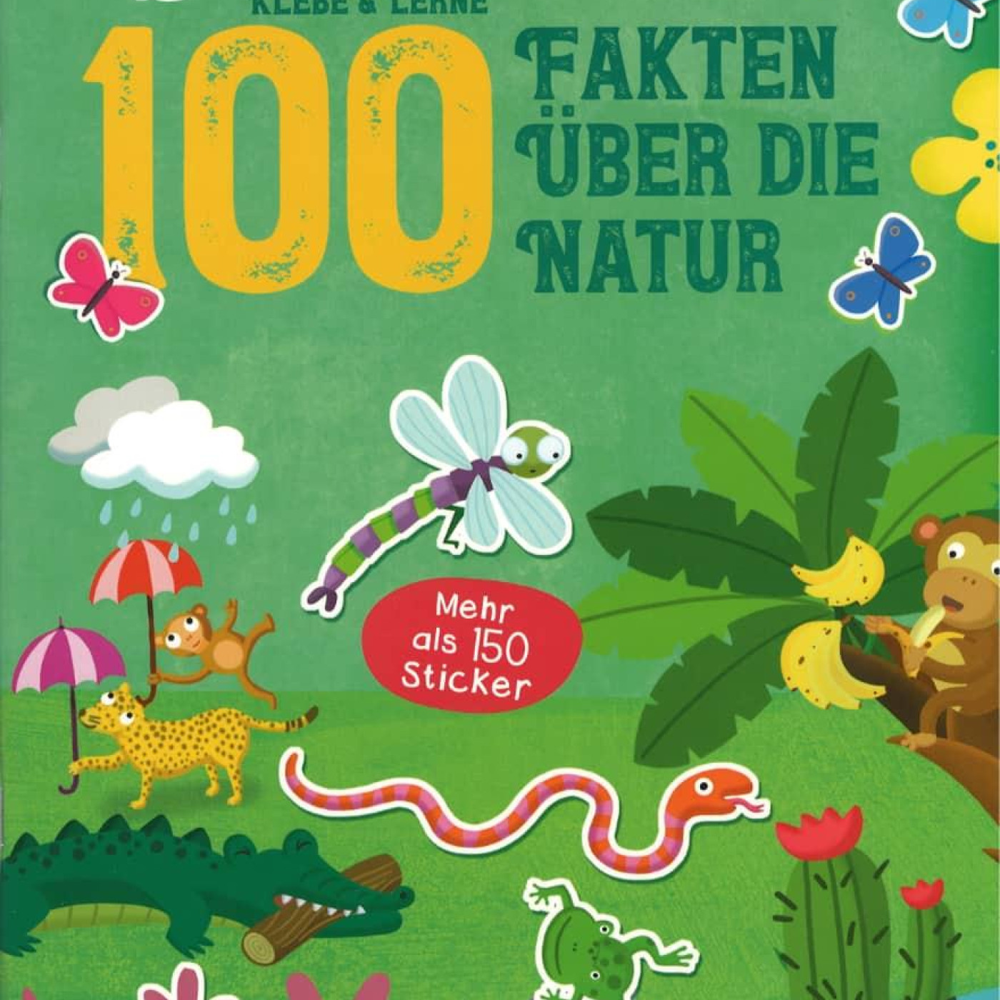 Klebe & Lerne - 100 Fakten über die Natur - KTP00352 - 9789463999908