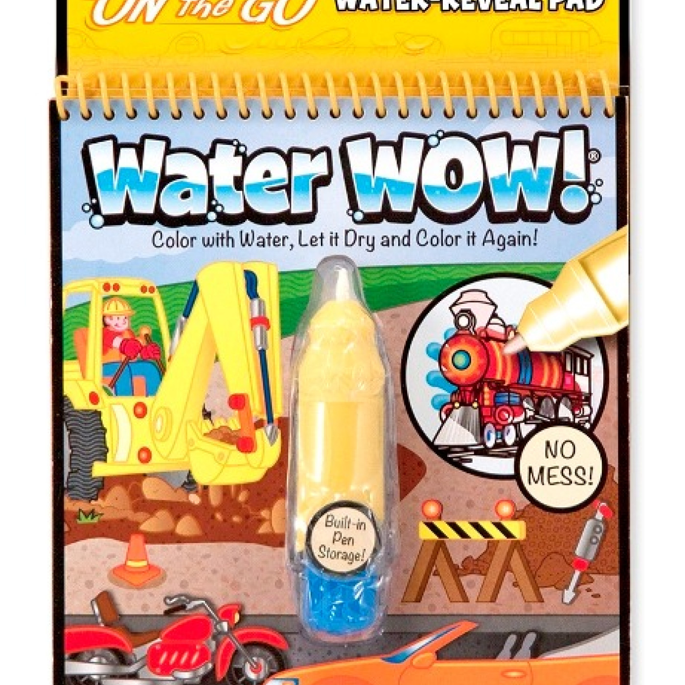 Water Wow! Su ile boyama kitabı - Araçlar - MD005375 -