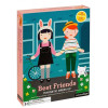 Petit Collage Mıknatıslı Giydirme Seti - Best Friends - PTC105 -