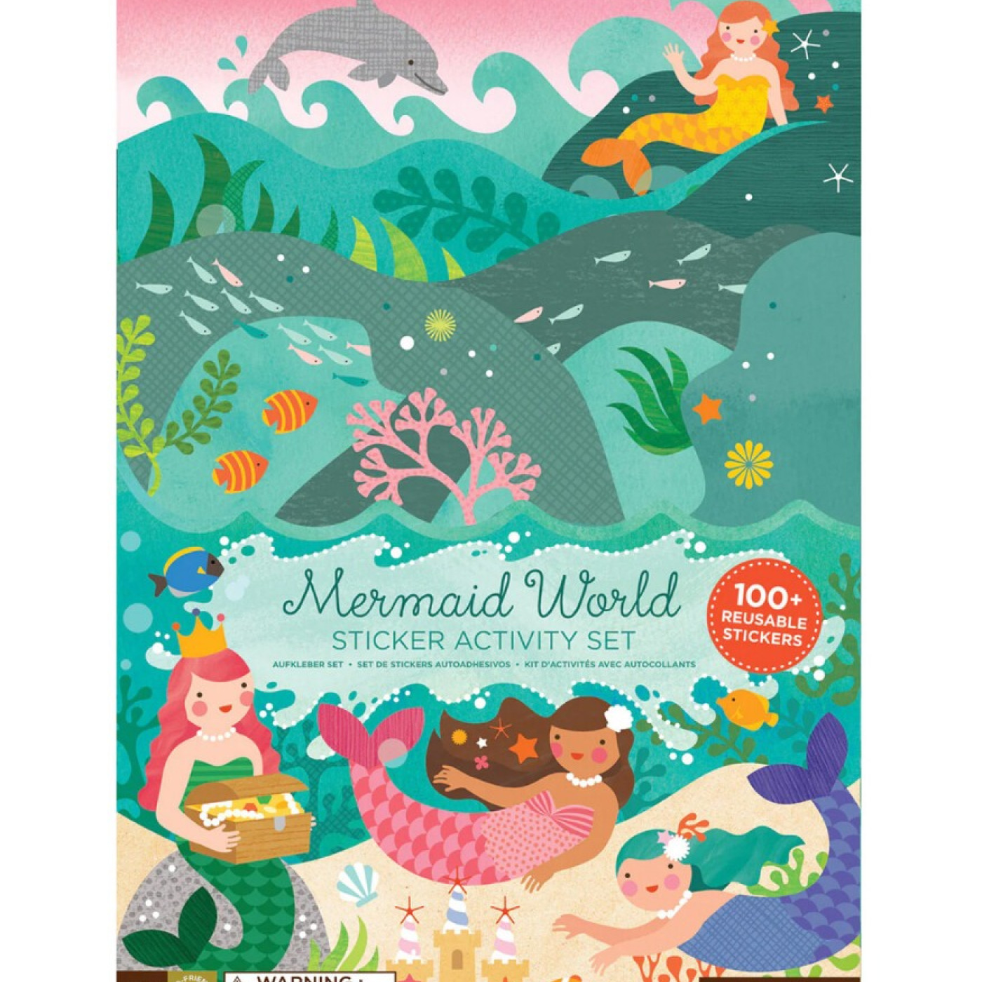 Petit Collage Çıkartma Aktivite Seti - Mermaid World - PTC122 - 758524449255