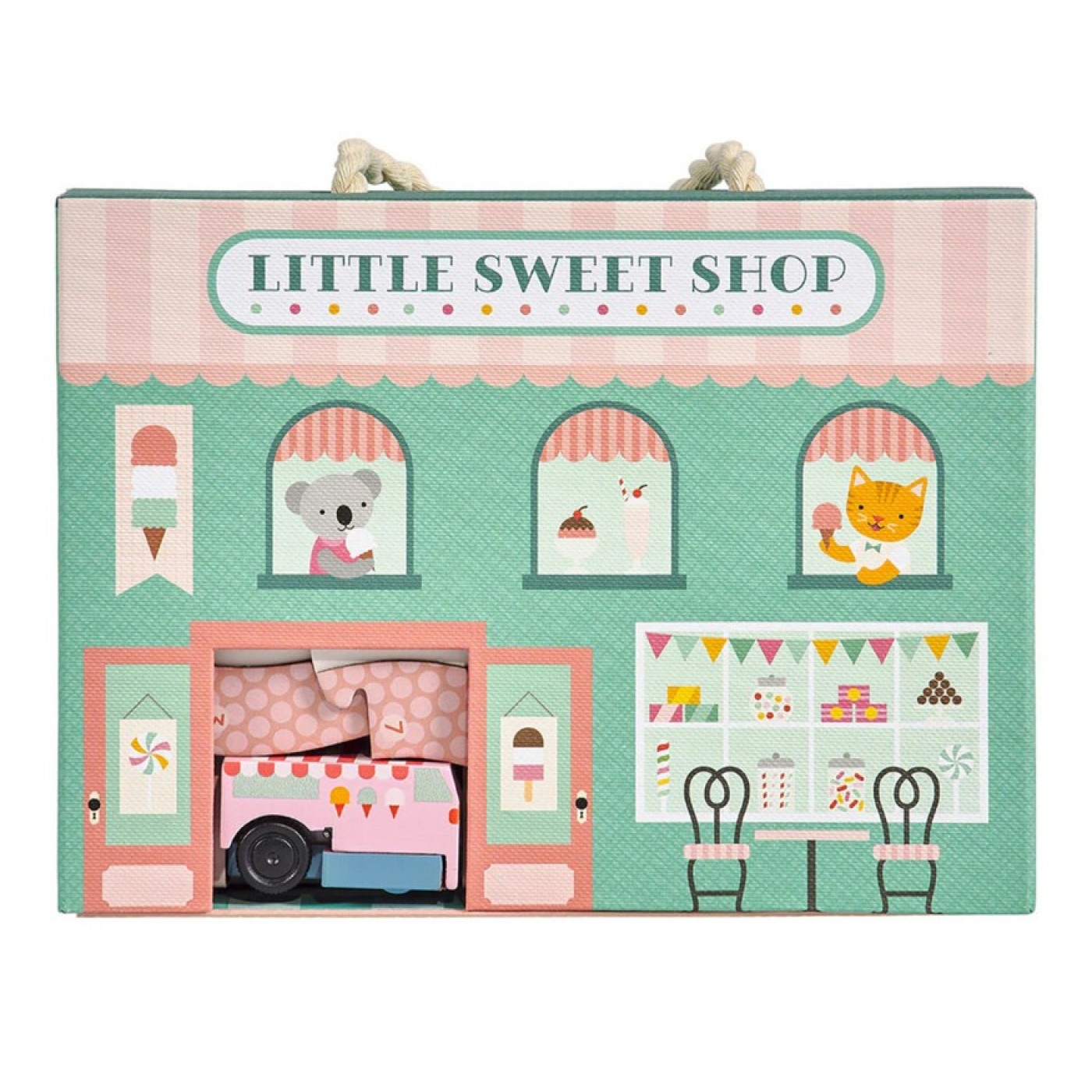 Petit Collage Wind Up Oyun Seti - Little Sweet Shop - PTC528 - 5055923781838