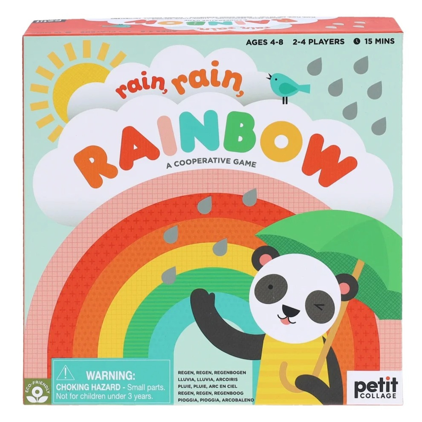 Petit Collage Rain Rain Rainbow Kutu Oyunu - PTC644 - 810073341142