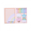 Ooly Side Notes Yapışkanlı Etiket Seti - Pastel Rainbows - ST00227 -