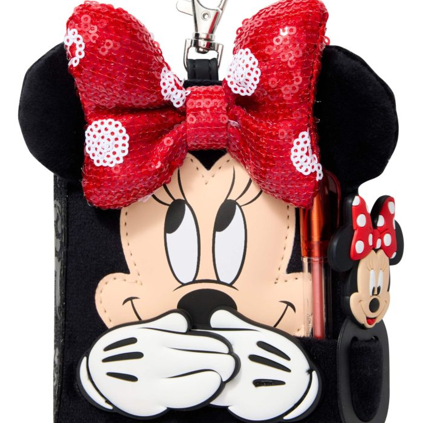 Smiggle - Disney Minnie Mouse Mini Defter Anahtarlıklı - 9332934374348 - 9332934374348