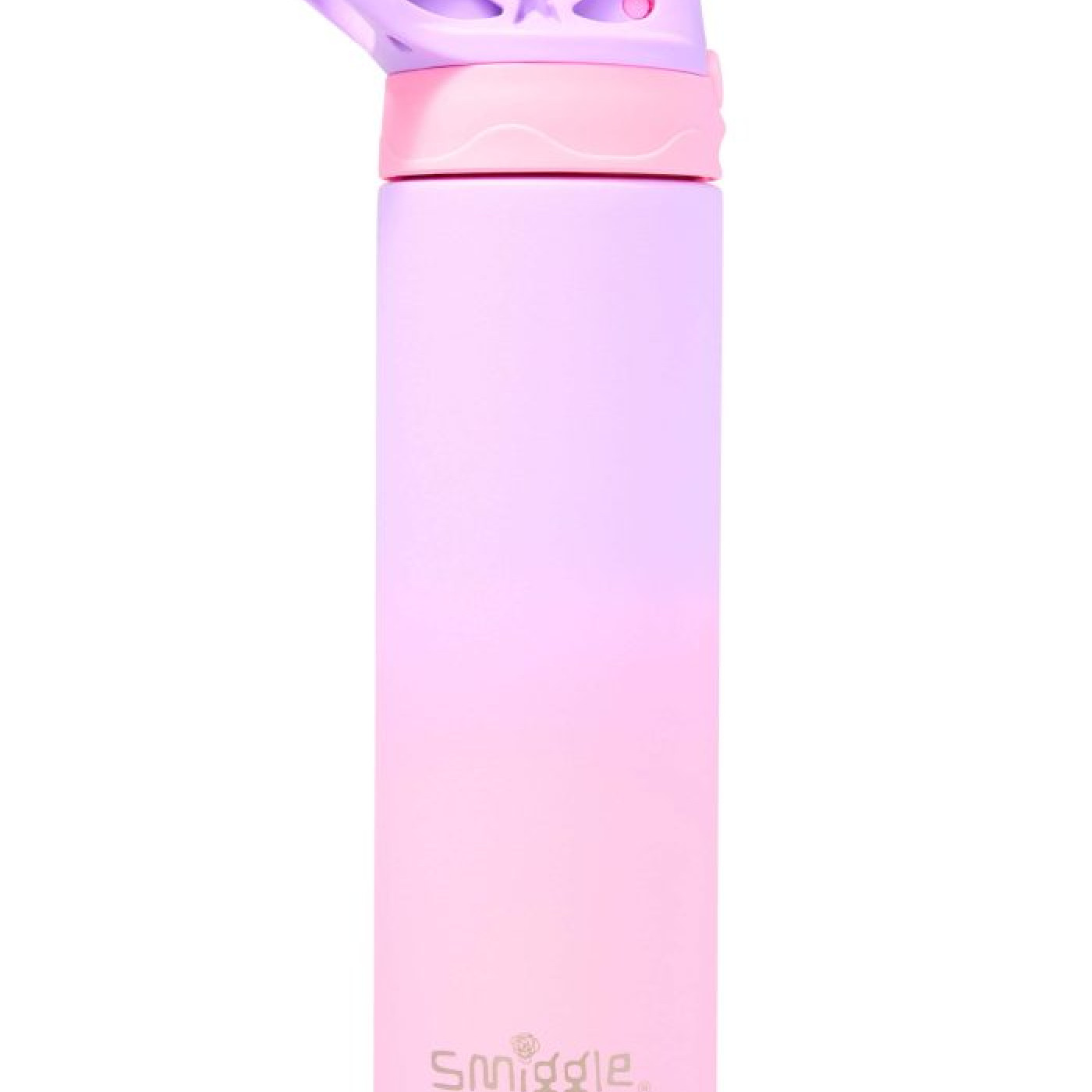 Smiggle - Powder 520ML Çelik Otomatik Pipetli Matara - 9332934373761 - 9332934373761