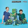 Smiggle - Minecraft Su Püskürtmeli 500ML Çelik Matara - 9332934354081 - 9332934354081