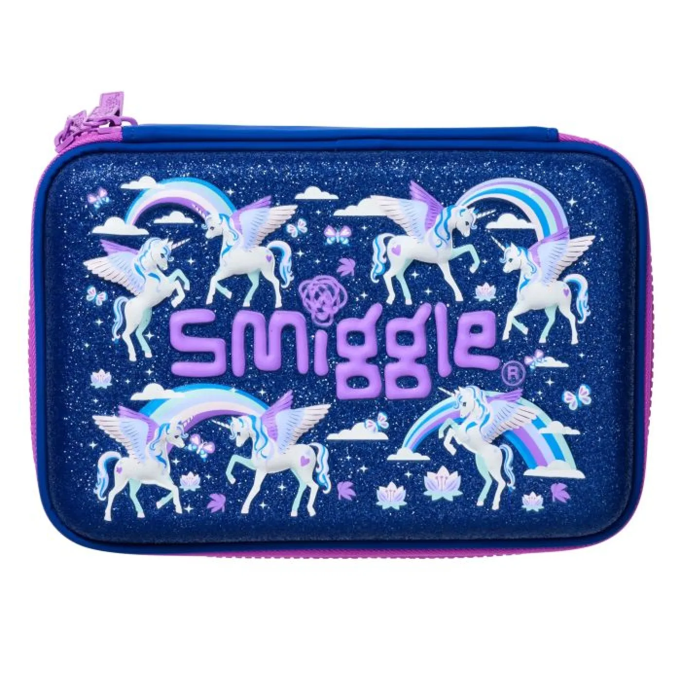 Smiggle - Away Hardtop Unicorn İki Katlı Kalem Kutusu - ST00359 - 9332934358379