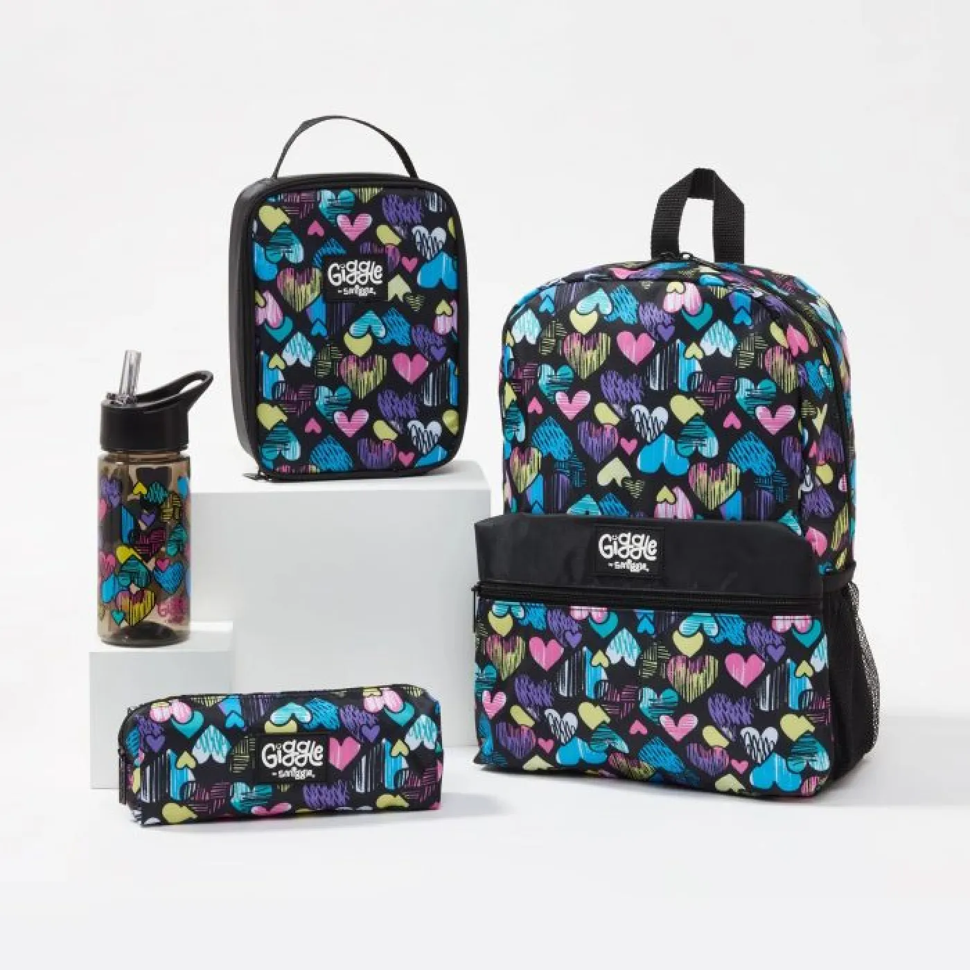 Smiggle - Giggle 4lü Okul Çanta Seti - ST00366 - 9332934358690