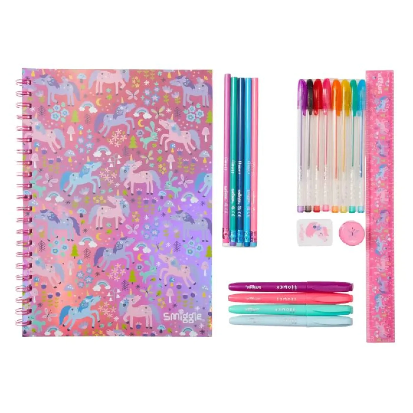 Smiggle - Wish A4 Defter ve Kırtasiye Seti - ST00344 -