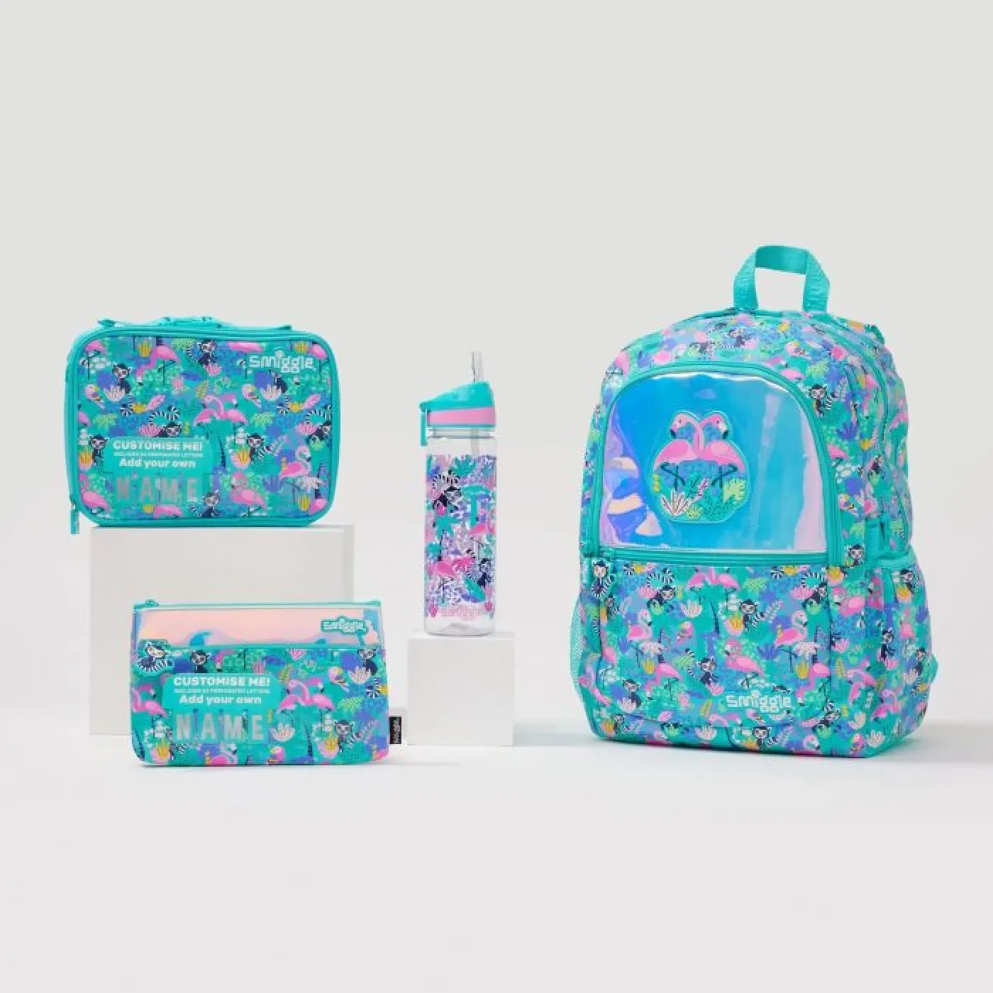 Smiggle - Wild Side 4lü Okul Çanta Seti - ST00469 - SD93329343658